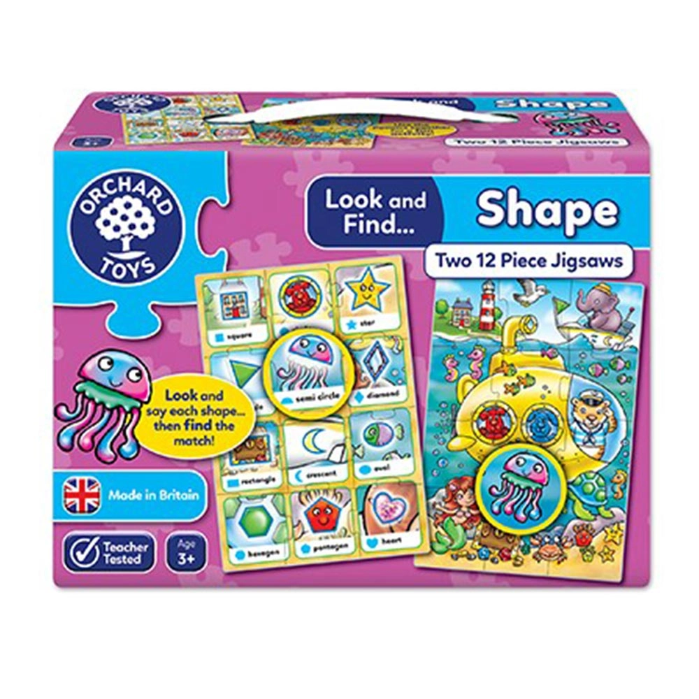 Orchard Toys Look And Find Shape Puzzle, - Suitable for 3 years & above