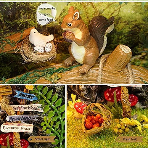 Dollhouse Miniature - Home of Squirrel-Brown
