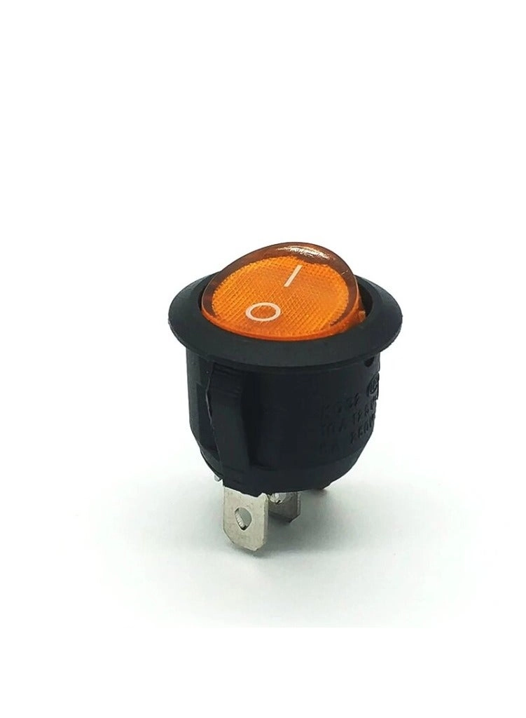 KCD2 - 6A 250V On-Off Round Rocker Switch