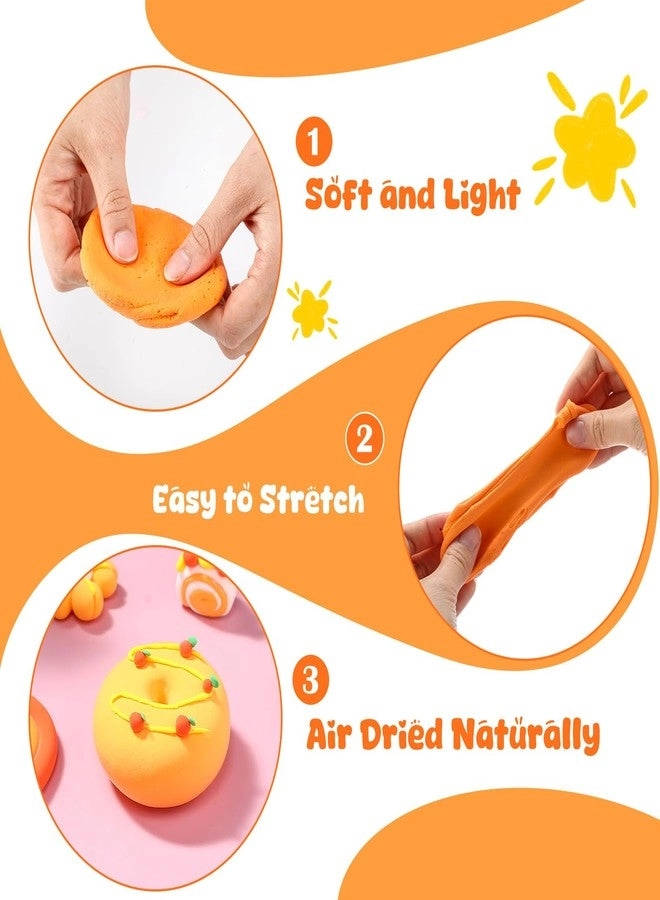 Air Dry Clay - 72 Pcs