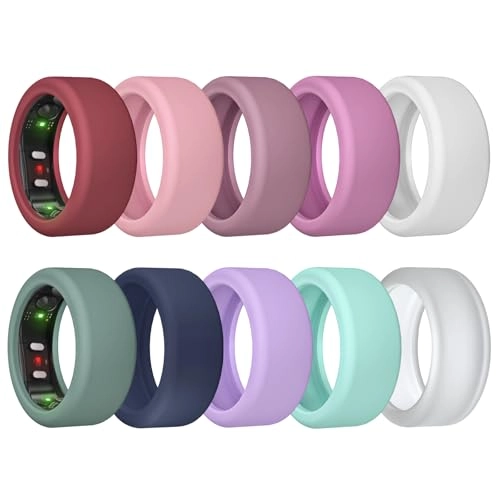 Ring Protector - 2 Teal/2 Purple/2 Pink/2 Clear/2 Rose Pink