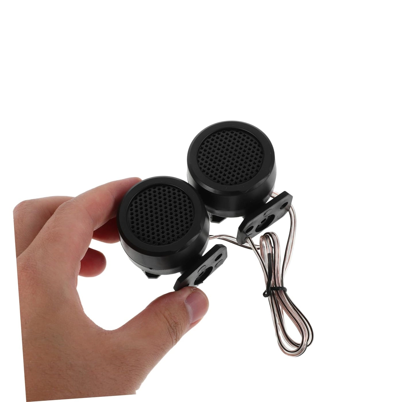 Car Tweeter Speakers - 500W Aluminum Housing Black