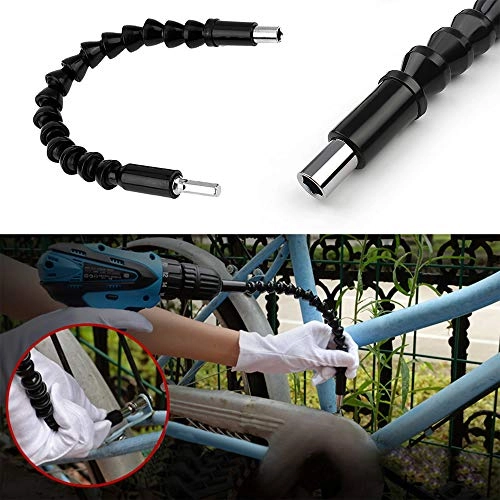 105° Right Angle Drill Adapter - 1/4" Hex Shank Flexible Extension