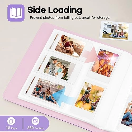 Mini Photo Album - 360 Pockets