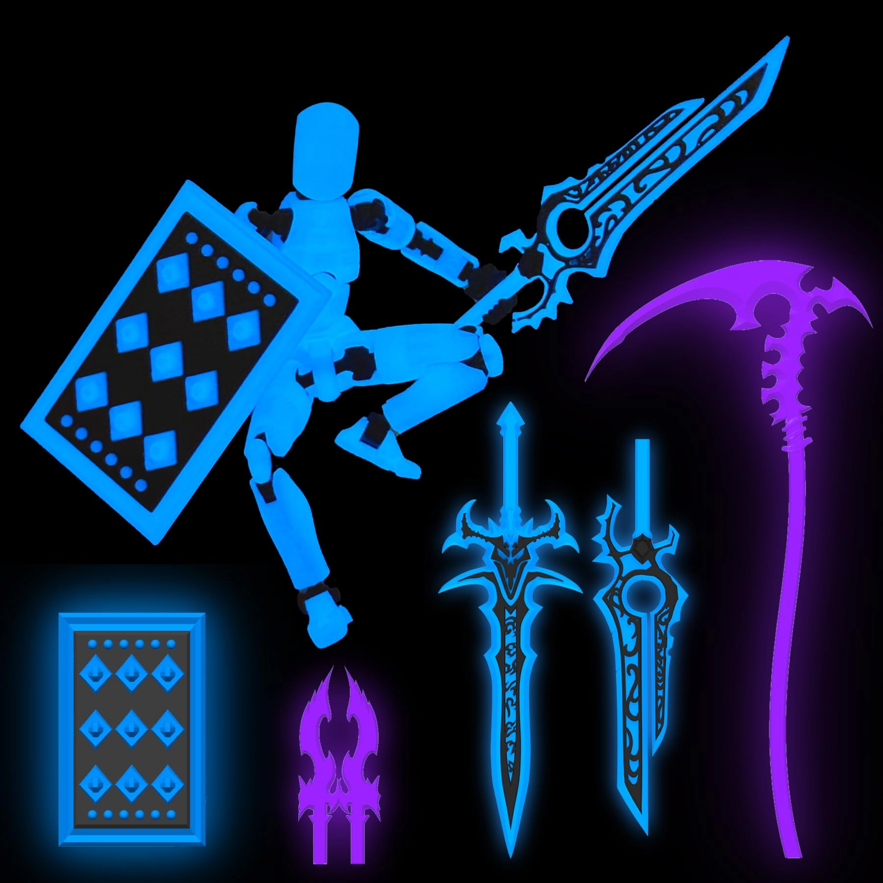 Shenzhen HongQing Technology Co.,Ltd Titan 13 - Anime - Over 8 years old 6 pcs Bundle (LAFS06)