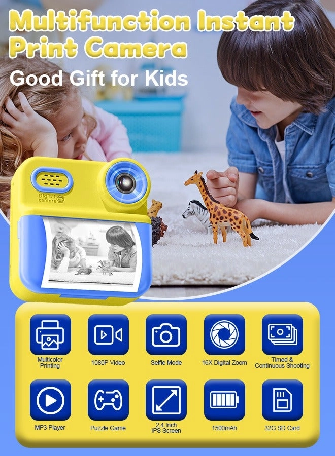 Kids Camera Instant Print