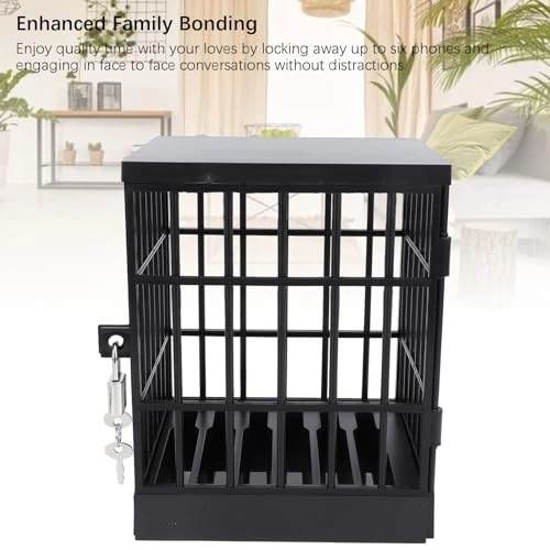 Mobile Phone Jail Lock Box - Portable Screen Time Controller