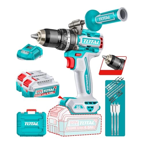 Brushless Cordless Impact Drill - 2x4.0Ah