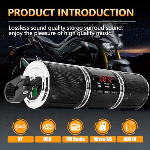 Waterproof Bluetooth Motorcycle Speaker
