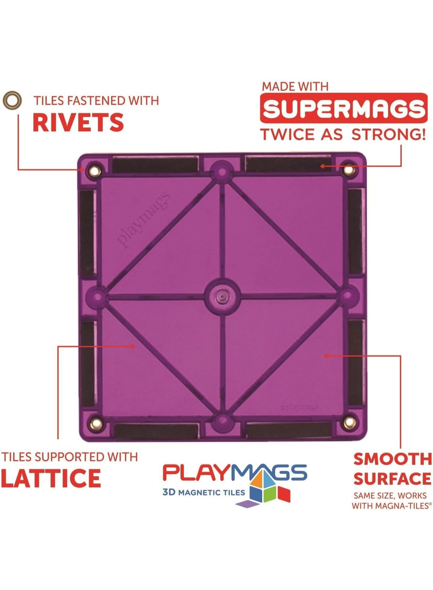 Magnetic Tiles - 30pcs