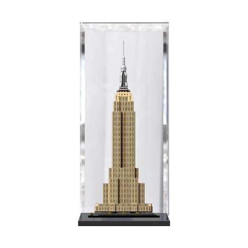 Acrylic Display Box - 25 x 15 x 60 cm Black Base