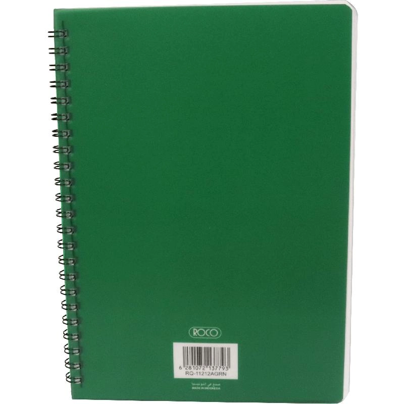 Notebook 19 X 26 cm Spiral - Grid 100 Sheets