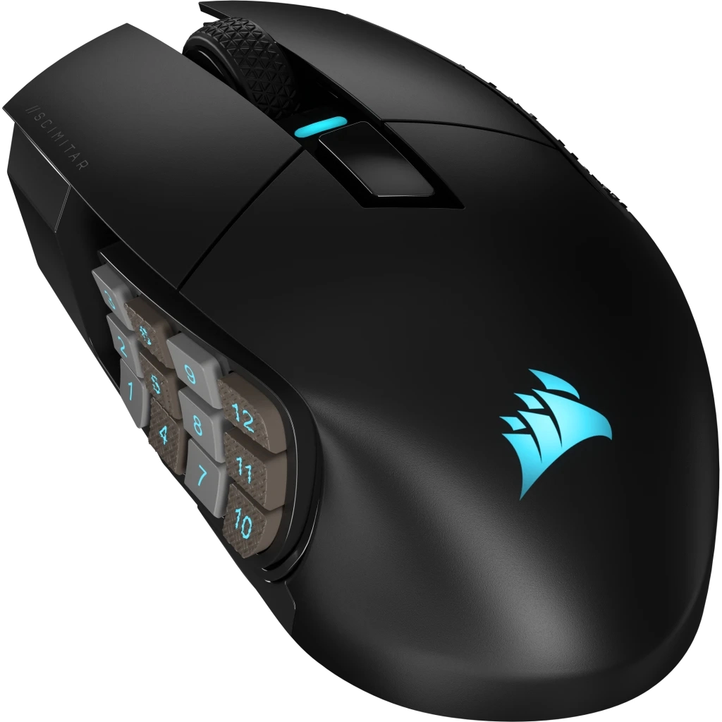Corsair SCIMITAR ELITE RGB MMO Gaming Mouse - Wireless