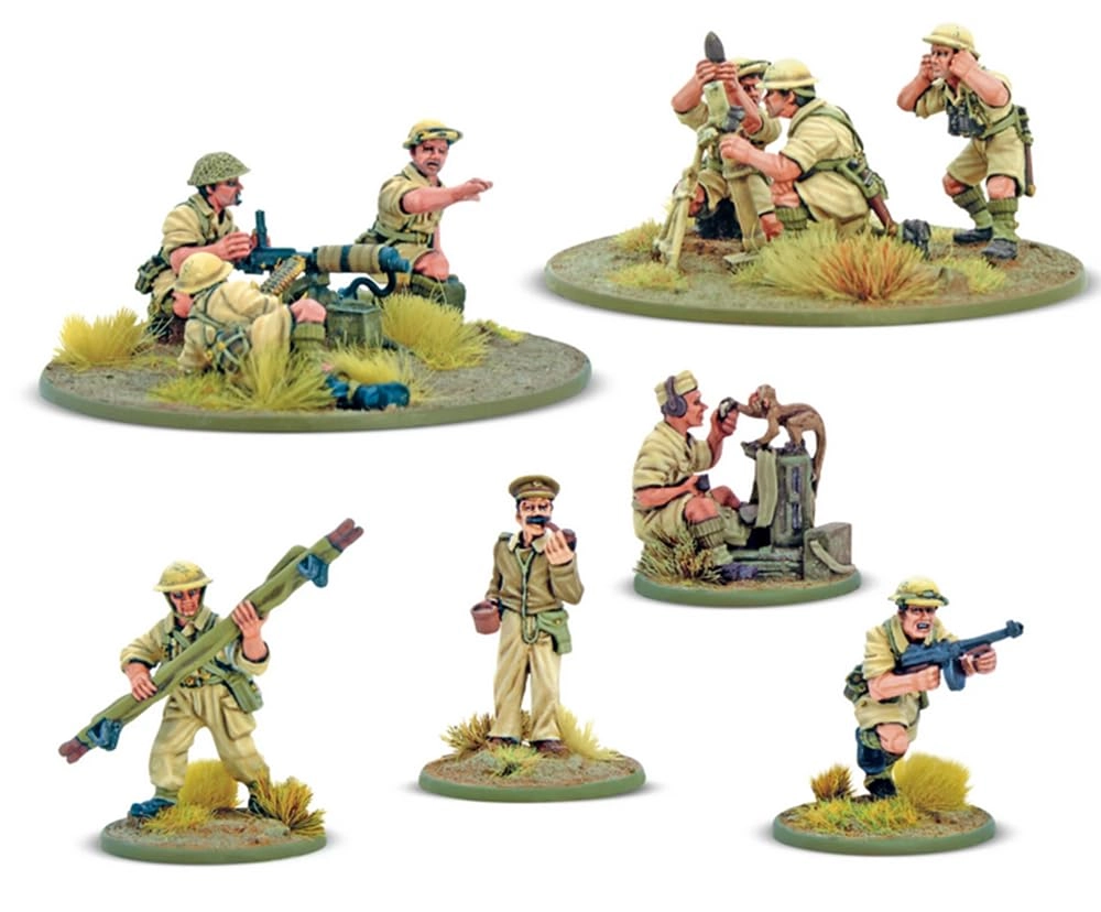 8th Army HQ + 8th Army Machine Gun Team + 8th Army Medium Mortar