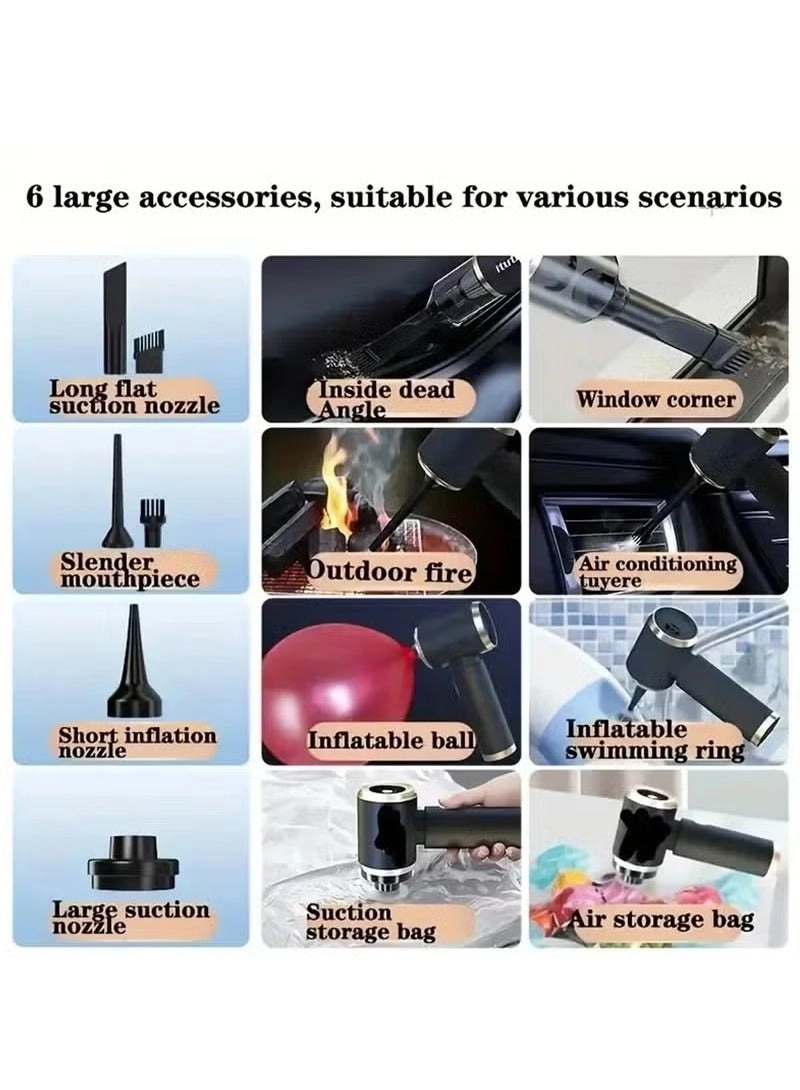 Handheld Vacuum Cleaner - 2x2000 mAh