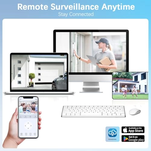 Wired Security Camera System - 4-Cams 8 channels 5MP