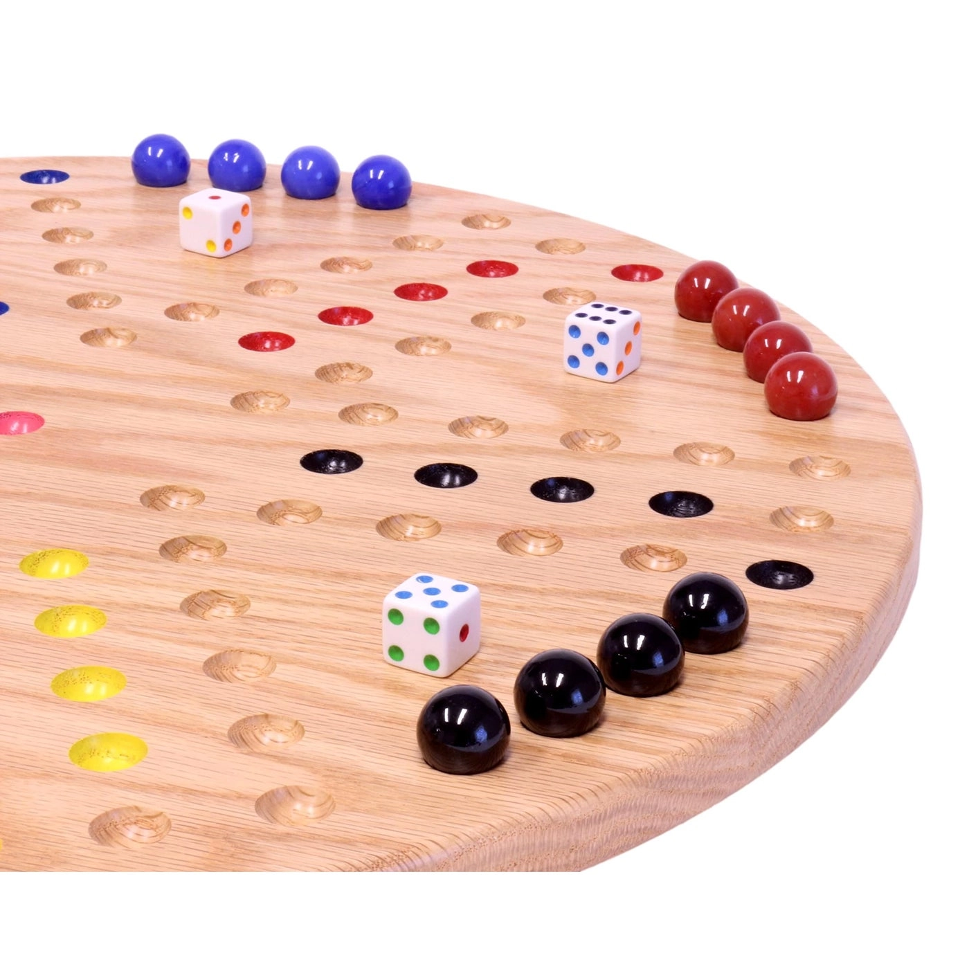 Wahoo Marble Game - Round 18" Wide Double-Sided