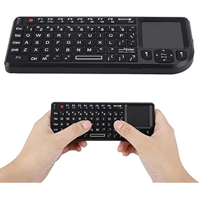 rayihni WIRELESS MINI KEYBOARD - 2.4GHz touchpad US layout rechargeable