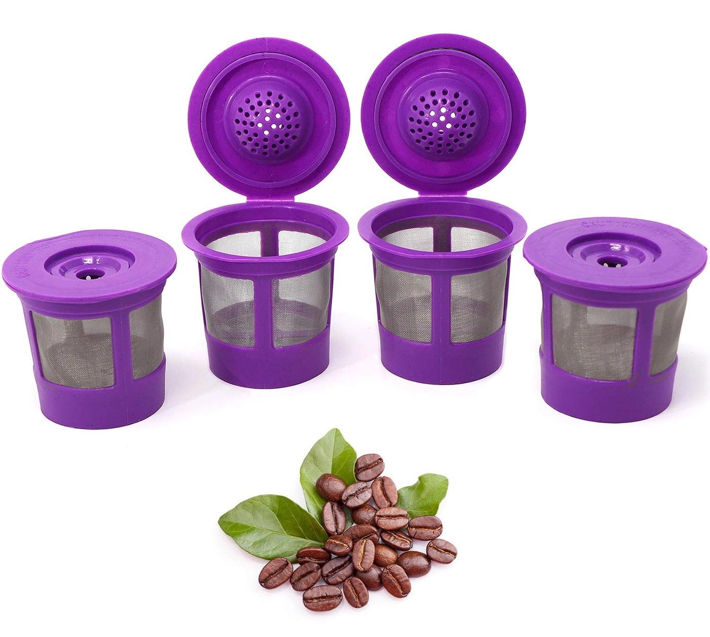 PUREHQ K-Cup Refillable - Universal Fit 4 Pack