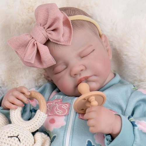 Reborn Baby Doll - 20" Vinyl Soft Cloth Body Ages 3+