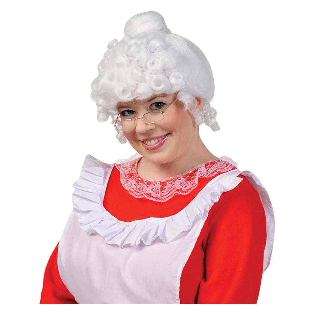 Party Centre Mrs. Claus Wig - teens and adults One size