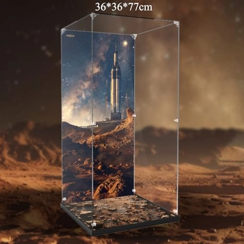 Display Box for LEGO Artemtis Space Lau-nch System 10341 - acrylic Background A