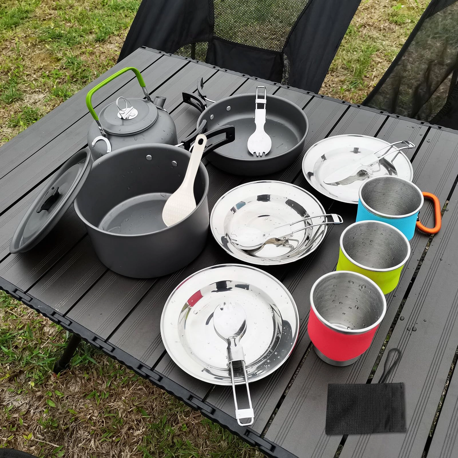 Camping Cookware Kit - 22PCS 2L