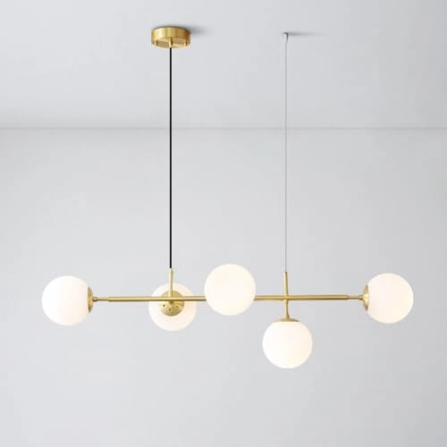 Globe Glass Chandelier - Dimmable