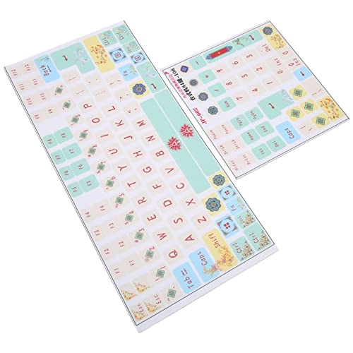 Mechanical Keyboard Sticker - 2Pcs 84-108 Key