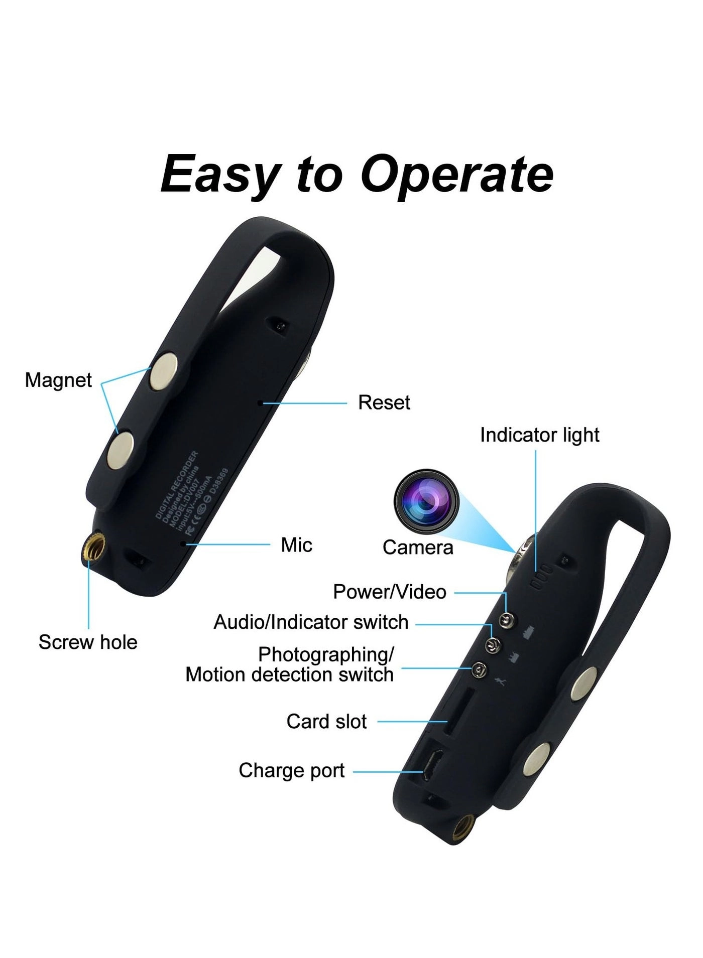 Mini Boby Camera - 1920 X 1080