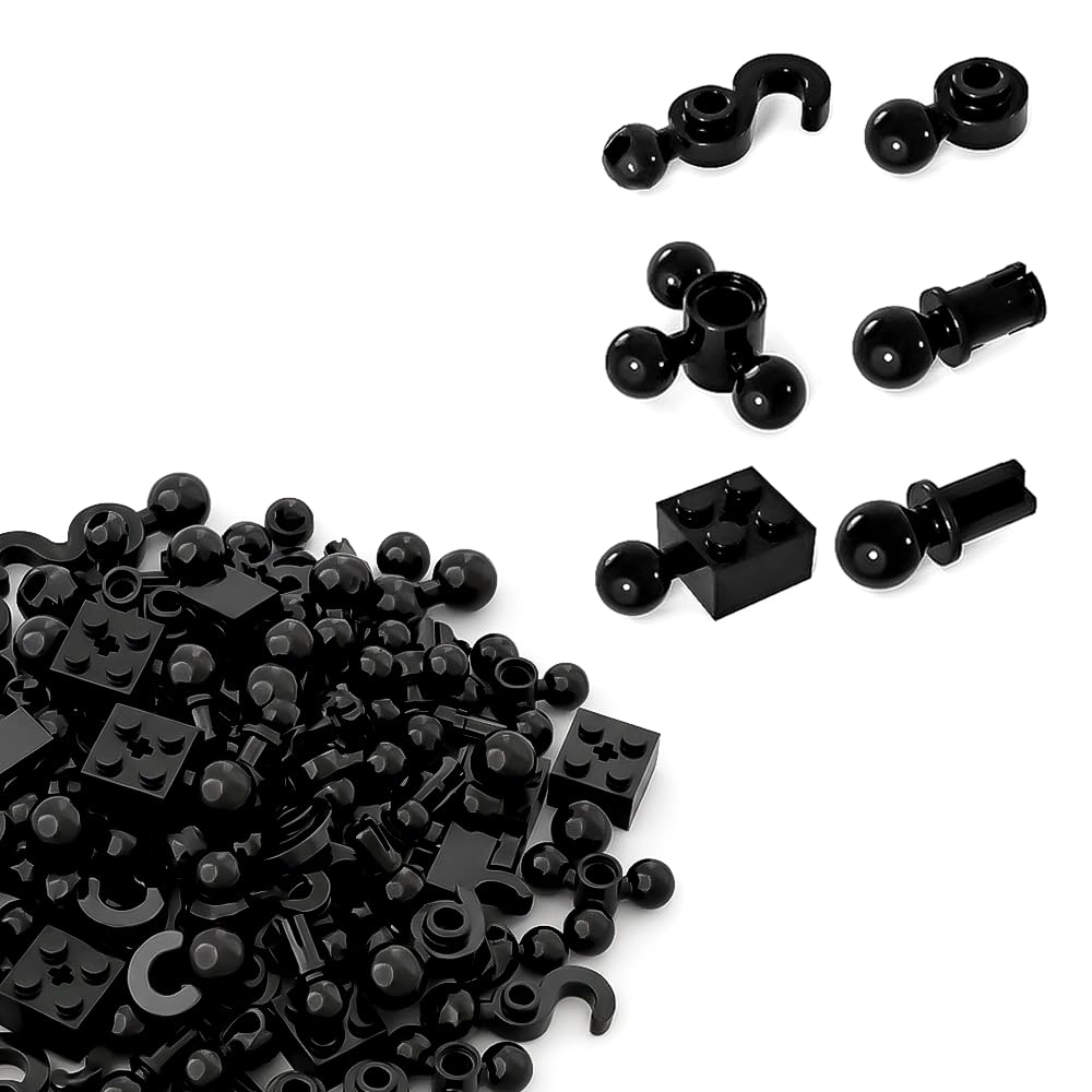 NUBLIXIP Ball Joint Socket Plate Connector Set - Acrylonitrile Butadiene Styrene 60 Pieces