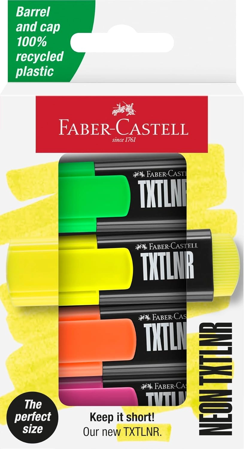 Classic Highlighter - Wallet Of 4