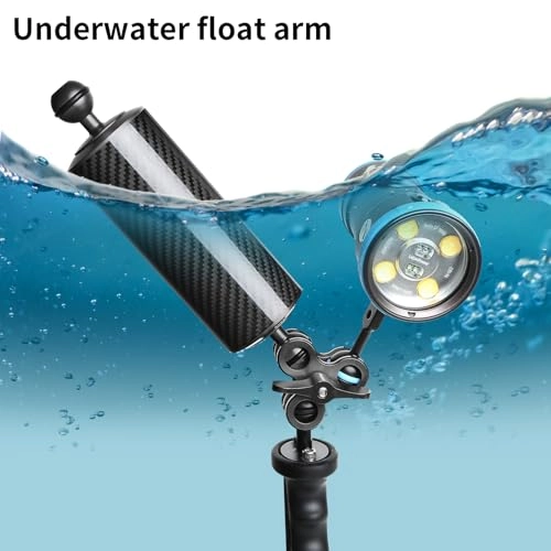 Underwater Float Arm - Carbon Fiber D60mm 8" 2-Pack