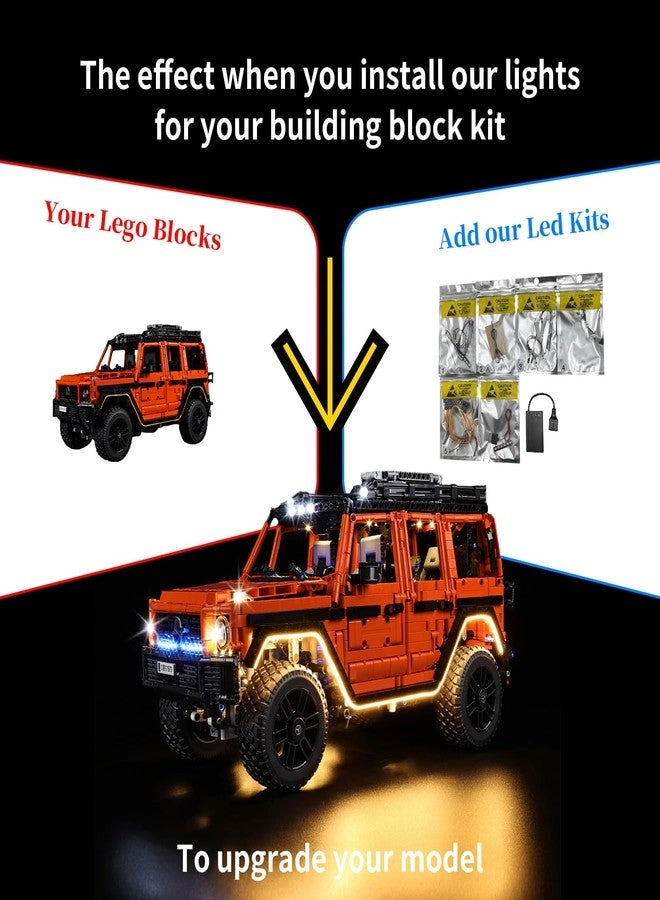 LED Light Kit - Compatible with Lego 42177 Set Technic Mercedes-Benz G 500
