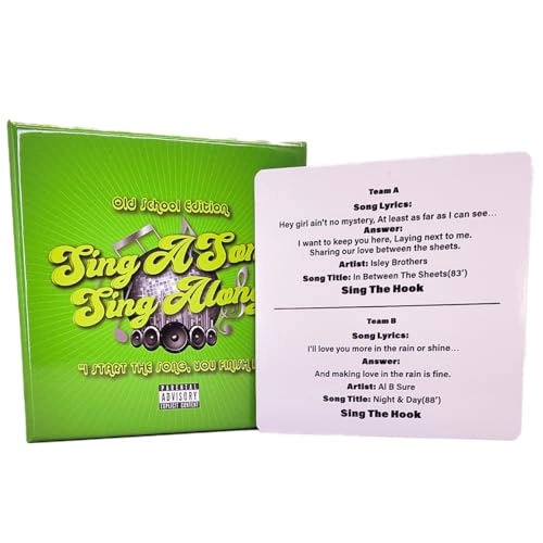 Sing A Song Sing Along - English 17 years and up 60 cards