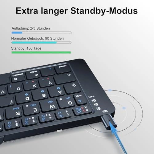 TRI-FOLD BLUETOOTH KEYBOARD - Wireless