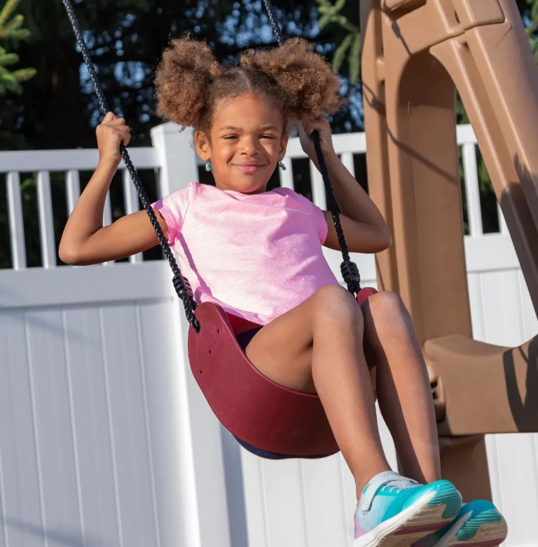 Naturally Playful Playhouse Climber And Swing Extension