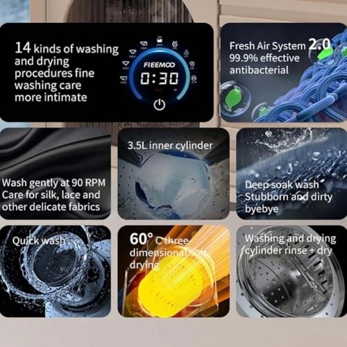 Wall-mounted washing machine