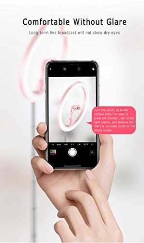 LED ring light - 3300-6000K Silver dimmable