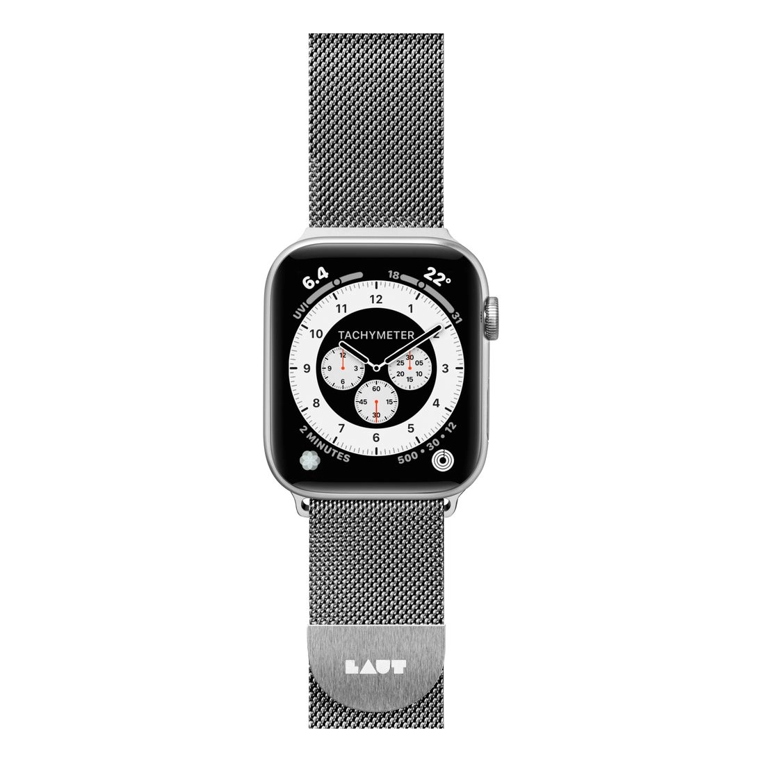 LAUT Stainless Steel Loop Watch Band for Apple Watch 44mm/45mm/49mm