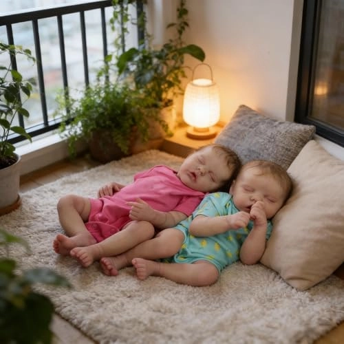 Reborn Baby Doll - 18 inch Vinyl Girl Ages 3+ Bundle