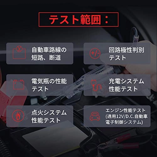 Automatic DC Car Truck Voltage Circuit Tester - 20 AMP 6V-24V