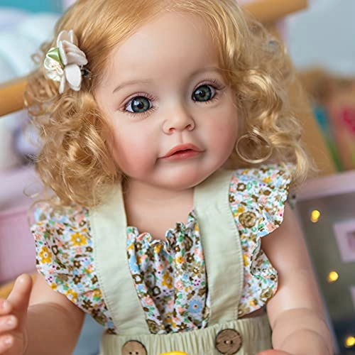 Princess Sue-Sue Reborn Baby Doll - 55 cm Silicone Hand-rooted Hair