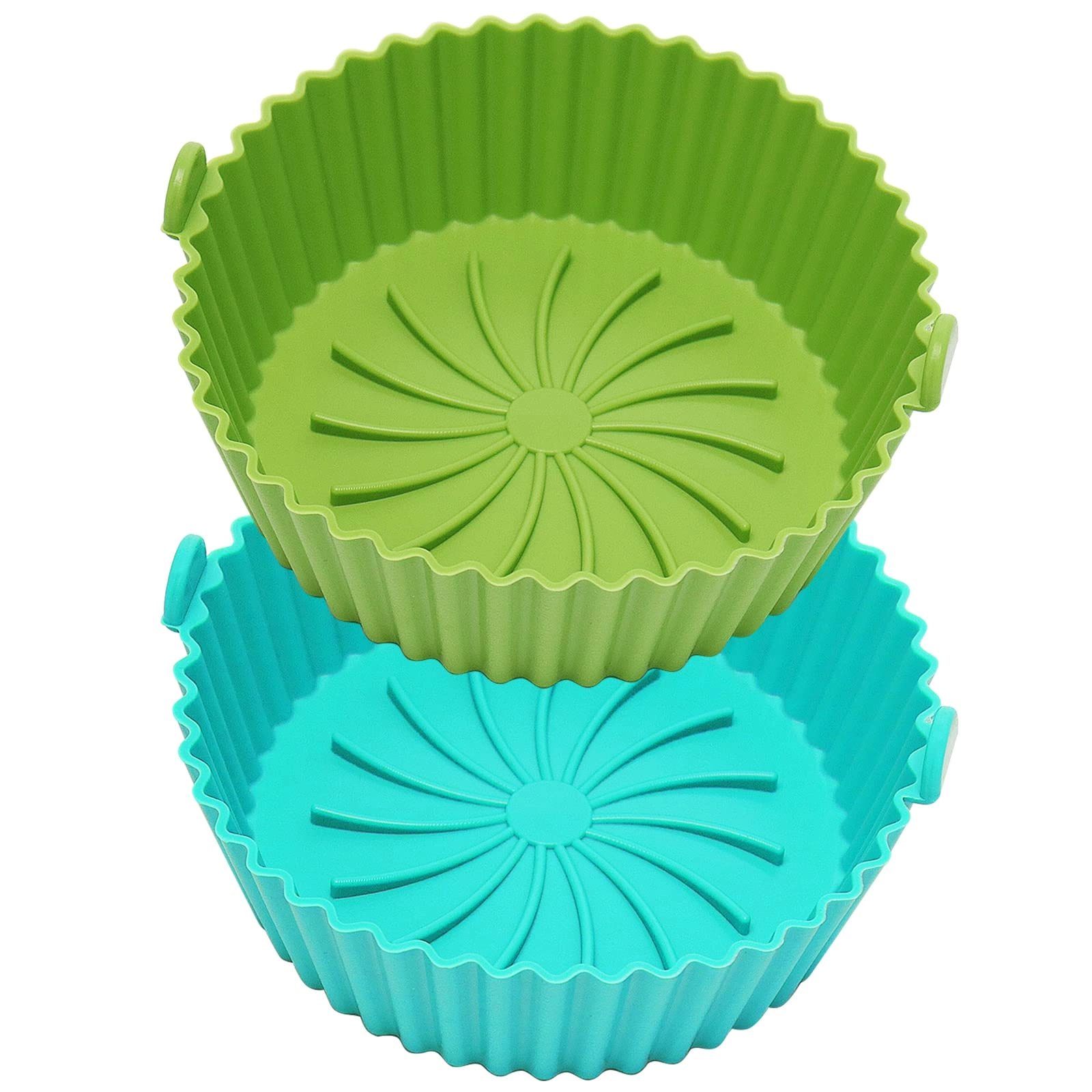 Alimat PluS Air Fryer Silicone Pot Liners - Reusable 6.3 inches 2 Pack