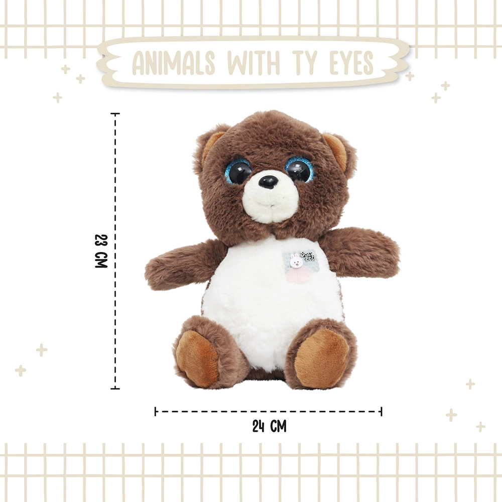 Bear TY Eyes 23 cm Plush
