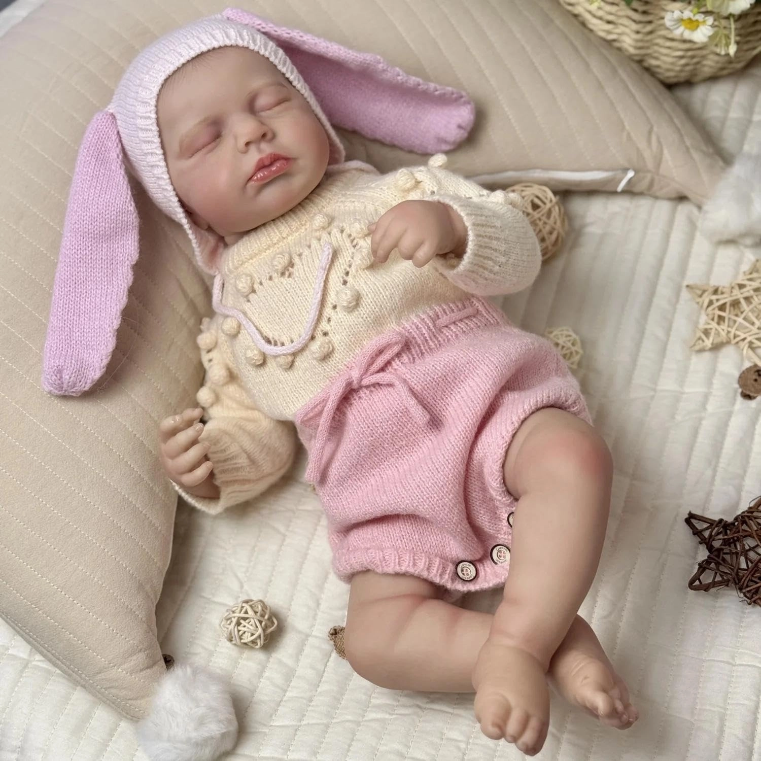Reborn Baby Doll - 20 Inch Girl Ages 3+