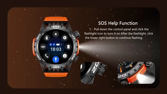 Military Smart Watch - 1.46"