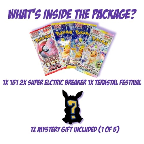 151 + Terastal Festival + Team Rocket + SuperElectric Breaker - 27 Cards