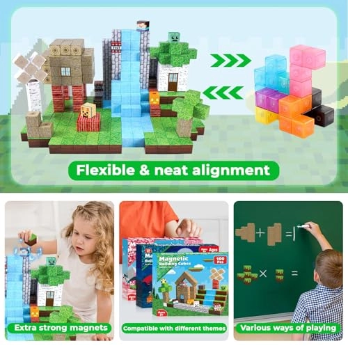 Magnetic Blocks - 100pcs