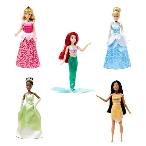 Princess Classic Doll Collection - 11 Pieces 11 Inches Gift Set
